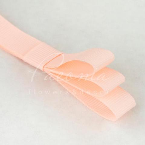 Лента репсовая персиковая 1,2см*18м Лента репсовая персиковая 1,2см*18м