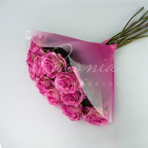 Пакет Флористичний для букета 35см*35см Angelo Usual рожевий